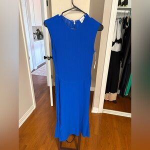 Herve Leger Vibrant Blue Midi Dress